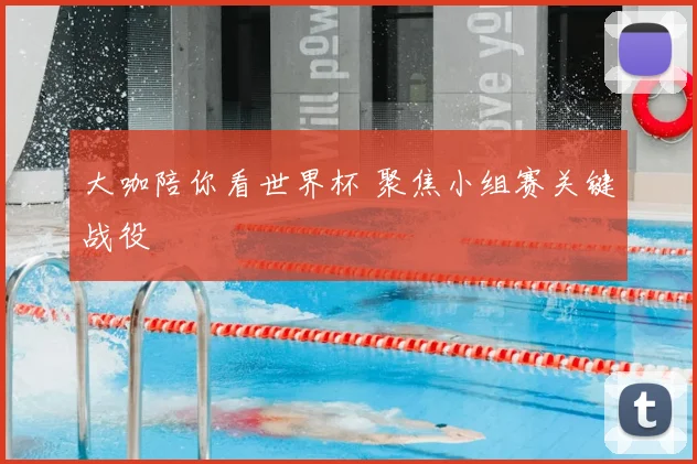 大咖陪你看世界杯 聚焦小组赛关键战役