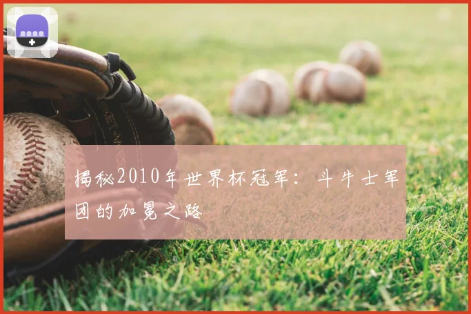 揭秘2010年世界杯冠军：斗牛士军团的加冕之路